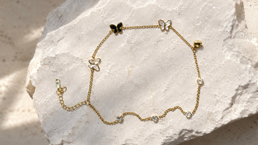 Butterfly double chain Bracelet