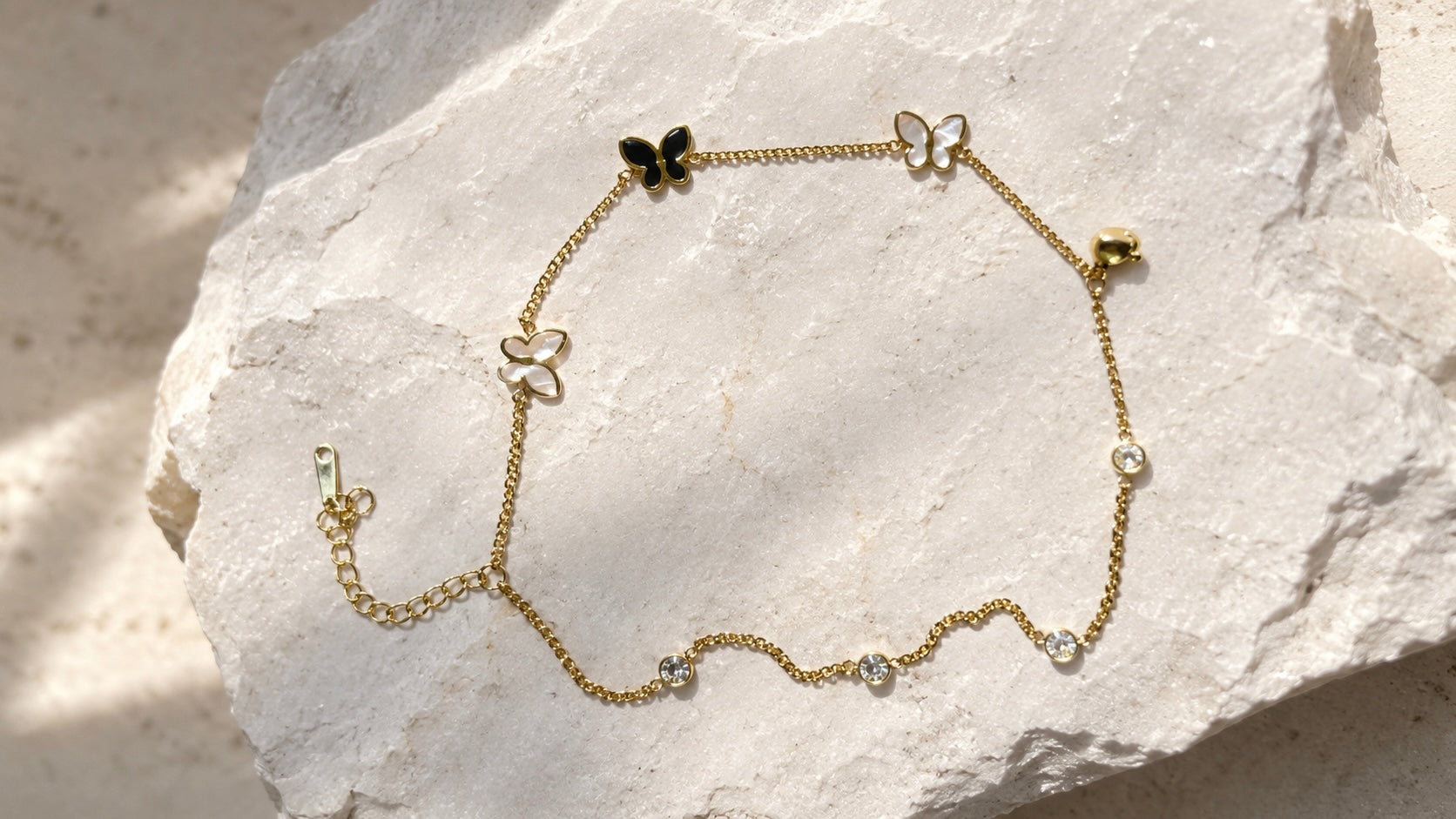 Butterfly double chain Bracelet