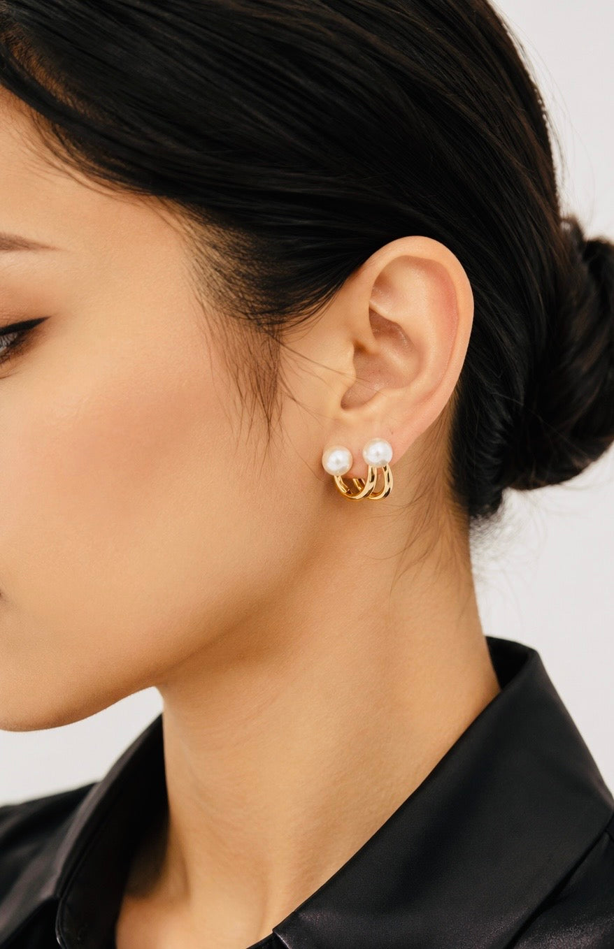 Pearl Hoops