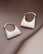 Ivory Tote Earrings