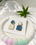 Dual-tone Resin Earrings